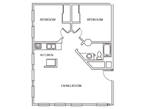 City Lofts on Laclede - 2j - 2BR/1BA
