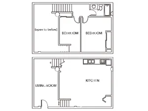 City Lofts on Laclede - 2L - 2BR/1BA