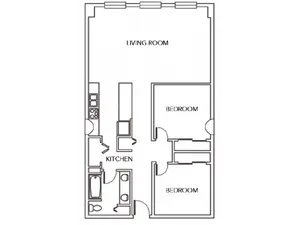 City Lofts on Laclede - 2k - 2BR/1BA