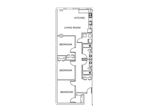 City Lofts on Laclede - 3f - 3BR/2BA