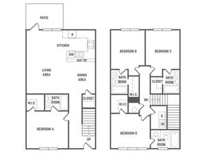 The Station State College - Woodbury TH Furnished-4x4