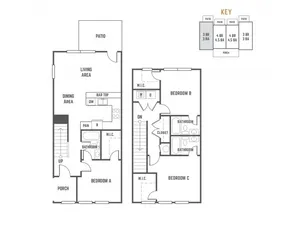The Station Alafaya - Milledge 3 Furnished-3x3