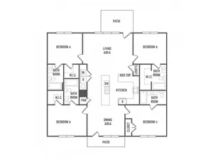 The Station Alafaya - Woodbury Flat Furnished-4x4