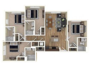 Campus View Apartments - The Valley - 4x4