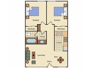 Floor Plan 10 | Apartments Uc Davis | University Court