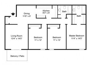 Royal Arms Bowling Green - 3 Bedrooms / 2 Bathrooms