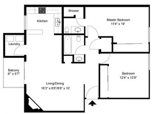 Stonewood Village - 2 Bedrooms / 2 Bathrooms