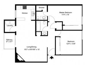 Dover Glen - 2 Bedrooms / 2 Bathrooms
