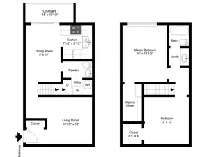 Summerfield Place - 2 Bedroom/ 1.5 Bathroom
