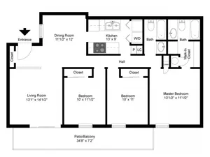 Summerfield Place - 3 Bedroom/ 2 Bathroom