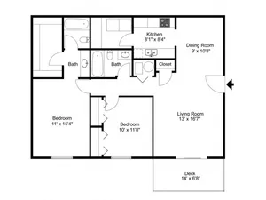 Starline - 2 Bedrooms / 2 Bathrooms