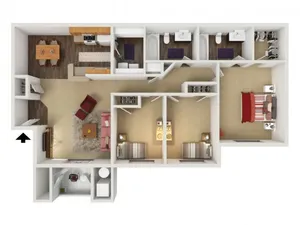 3 bed/2 bath ADA