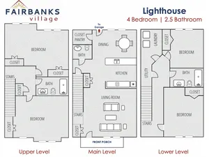 Lighthouse / 4 Bed / 2.5 Bath