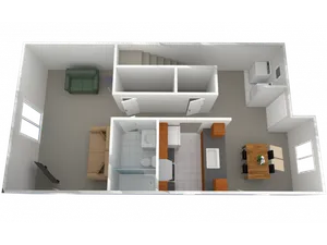 4 Bed, 2 Bath, Style A: Main Floor