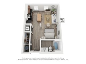 Studio C | Floor Plan