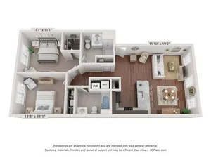Greystone II Flat | Floor Plan
