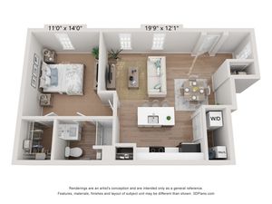 Bentley Flat | Floor Plan