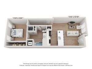 Greystone Flat I | Floor Plan