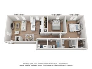 Stansbury Flat - Renovated | Floor Plan