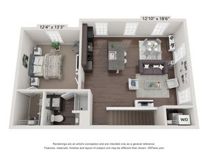 Bentley Flat | Floor Plan