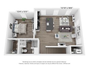 Bentley Flat | Floor Plan