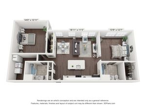 Town Center II | Floor Plan