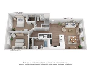 Greystone II Flat | Floor Plan