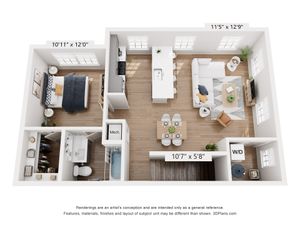 Bentley Flat II Floor Plan