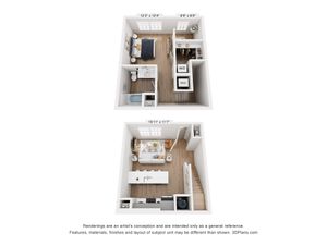 Trevor A Townhome Floor Plan