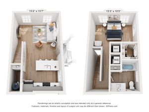 Trevor B Townhome Floor Plan