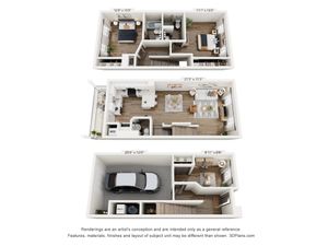 Woodbury Townhome Floor Plan