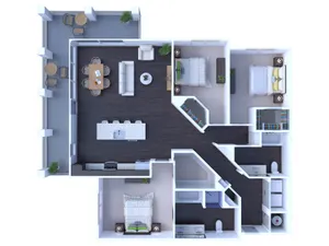 Three Bedroom 2 bath