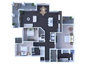 Three Bedroom Two Bath