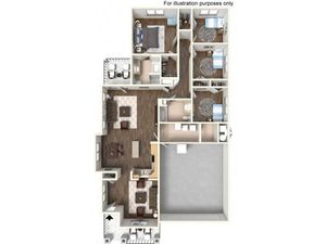 Floor Plan 23 | Ft Cavazos Housing | Cavalry Family Housing