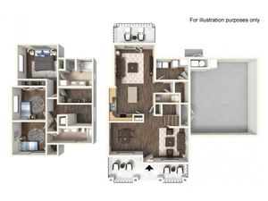 Floor Plan 12 | fort cavazos housing floor plans | Cavalry Family Housing