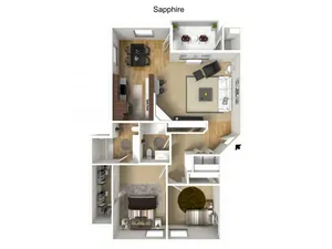 1077-1099 Sq. Ft.