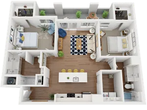 sapphire floor plan 3d
