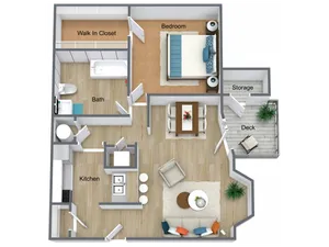 1 BEDROOM 1 BATH APARTMENT