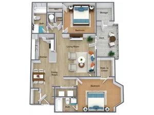 2 BEDROOM 2 BATH APARTMENT