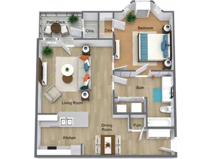 1 BEDROOM 1 BATH APARTMENT