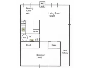 The Arbors on Main - 1 Bedroom
