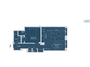 Floor Plan 4 | Boston South End Apartments | 381 Congress