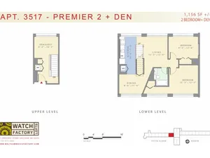 Watch Factory Lofts - Premier 2 + Den