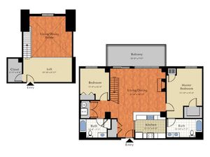 Floor Plan 6 | Apartment For Rent In Lowell Ma | Grandview Apartments