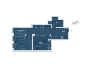 Floor Plan 6 | Boston Seaport Apartments | 381 Congress