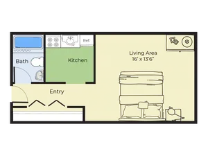 Studio Floor Plan