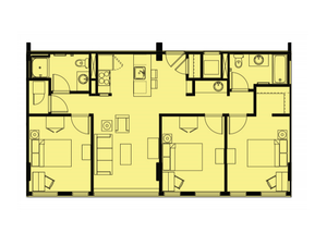 3 BEDROOM, 2 BATH