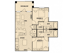 University House Fayetteville - 2 BEDROOM, 2 BATH