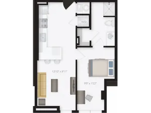 University House Midtown - 1 BEDROOM, 1 BATH
