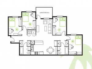 Cambridge at Southern-The Palms - 4 BEDROOM, 4 BATH TOWNHOME